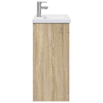 vidaXL Bathroom Furniture Set Sonoma Oak 81 x 40 x 84.5 cm 6