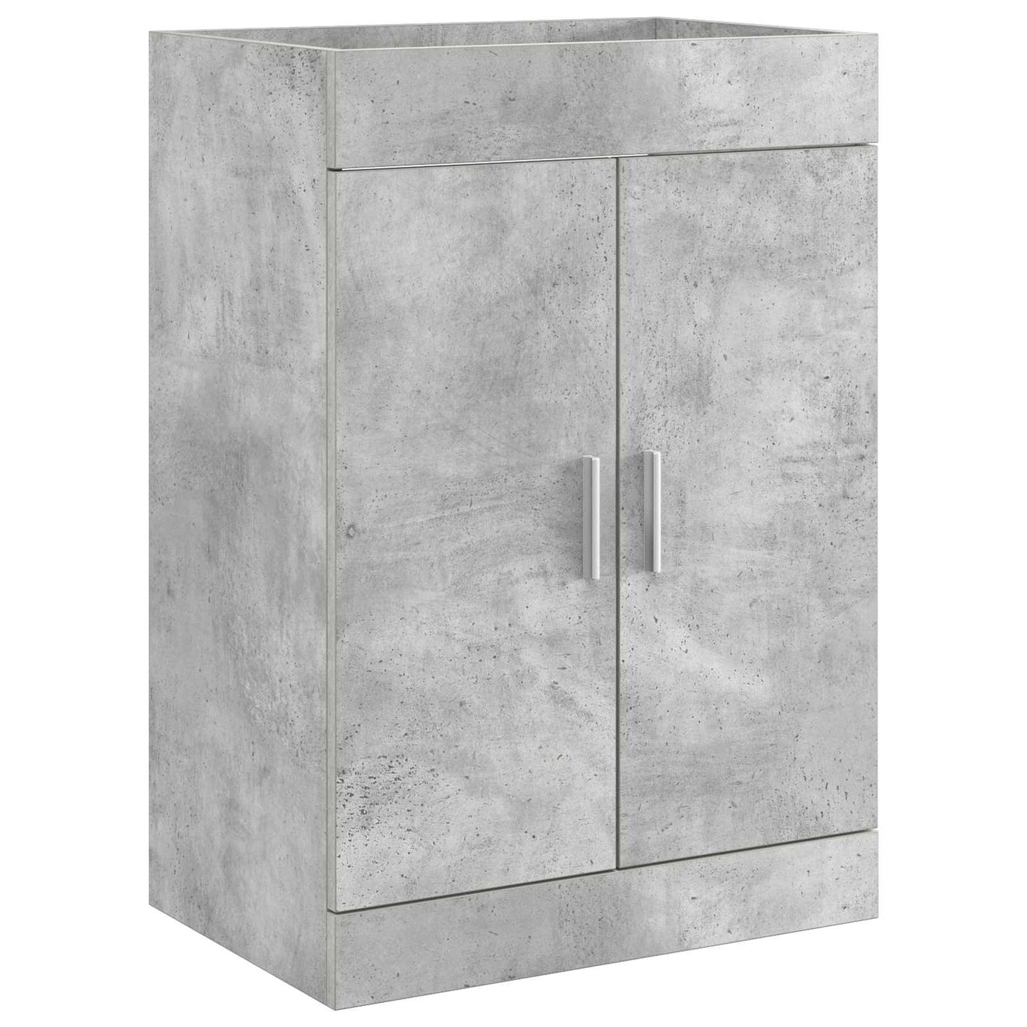 vidaXL Bathroom Furniture Set Concrete Grey 81 x 40 x 84.5 cm 4