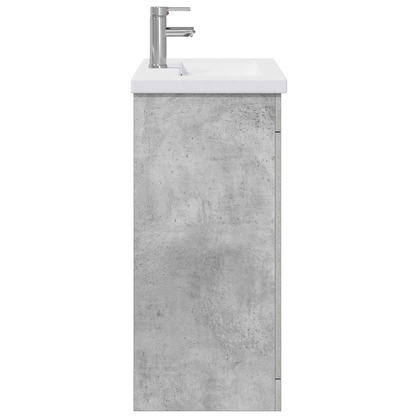 vidaXL Bathroom Furniture Set Concrete Grey 81 x 40 x 84.5 cm 6