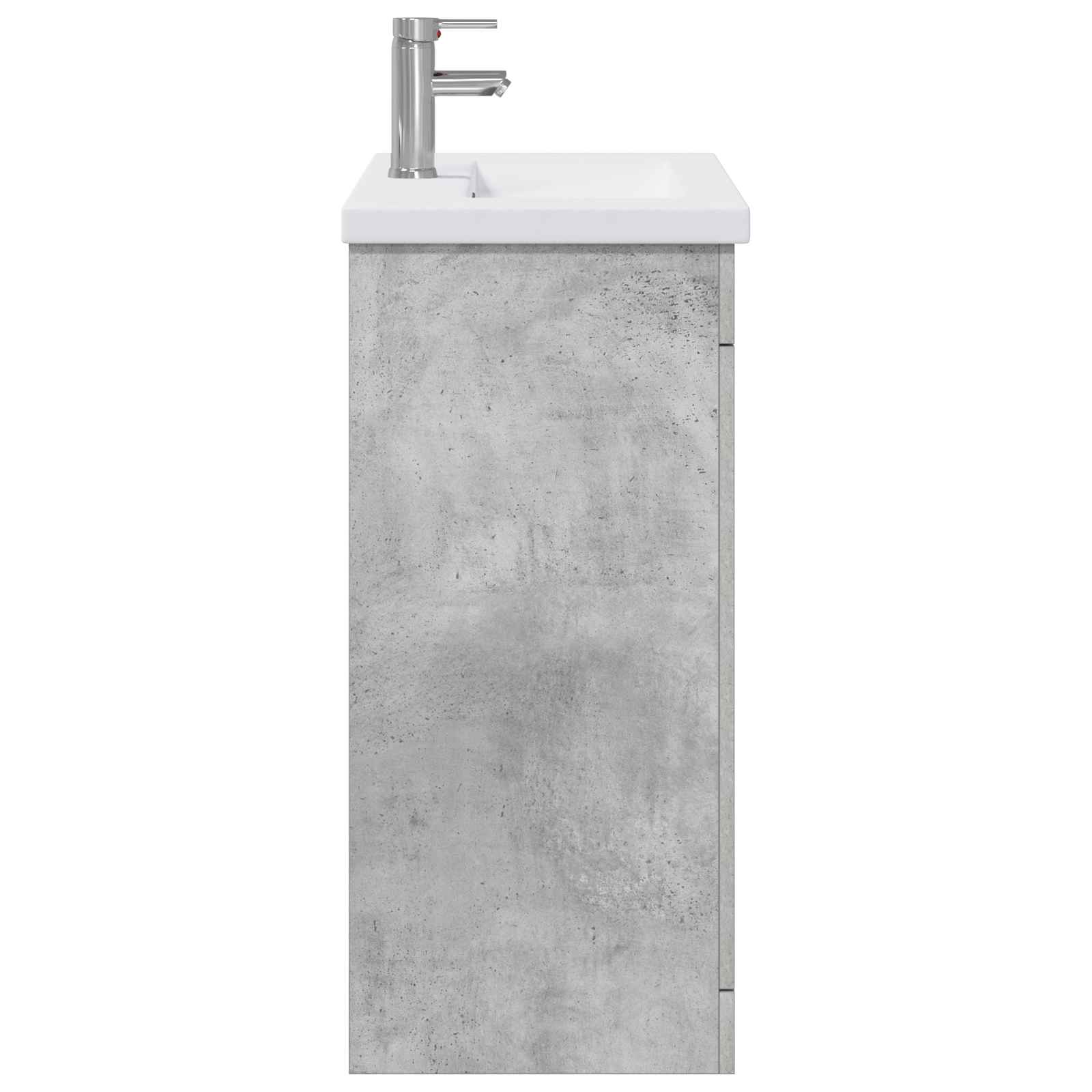 vidaXL Bathroom Furniture Set Concrete Grey 81 x 40 x 84.5 cm 6