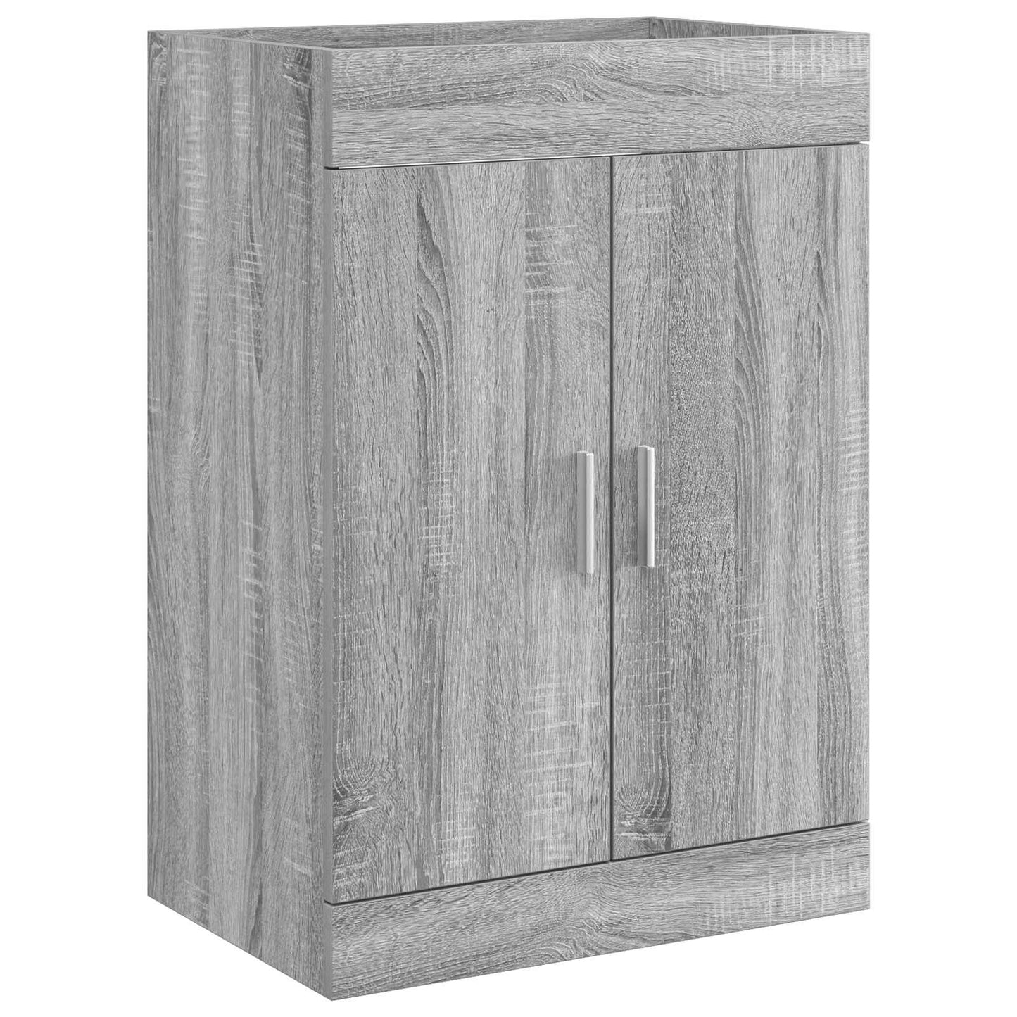 vidaXL Bathroom Furniture Set Grey Sonoma 81 x 40 x 84.5 cm 4