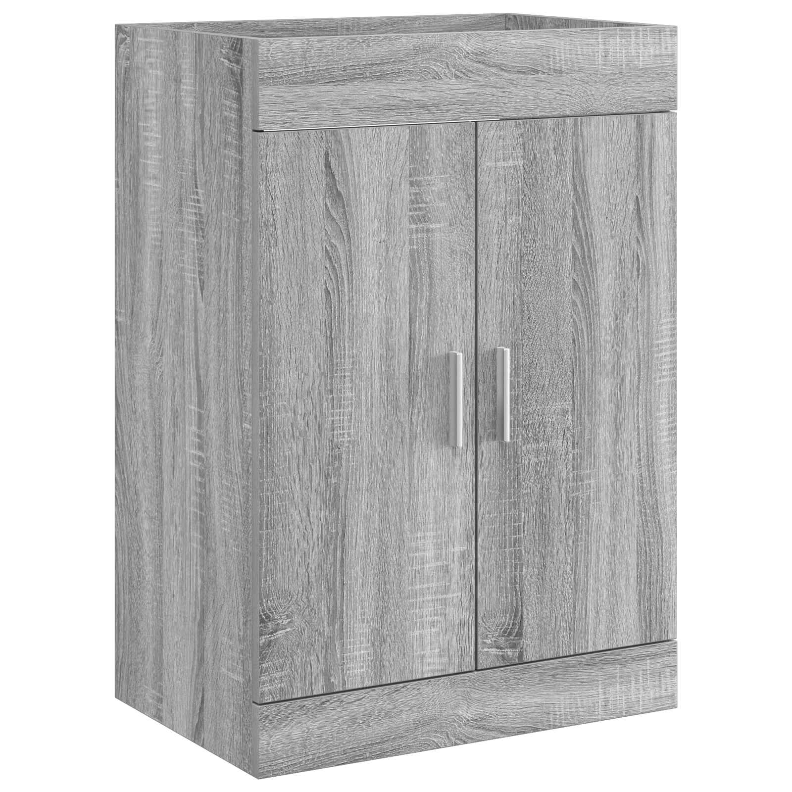 vidaXL Bathroom Furniture Set Grey Sonoma 81 x 40 x 84.5 cm 4
