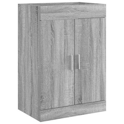 vidaXL Bathroom Furniture Set Grey Sonoma 81 x 40 x 84.5 cm 4