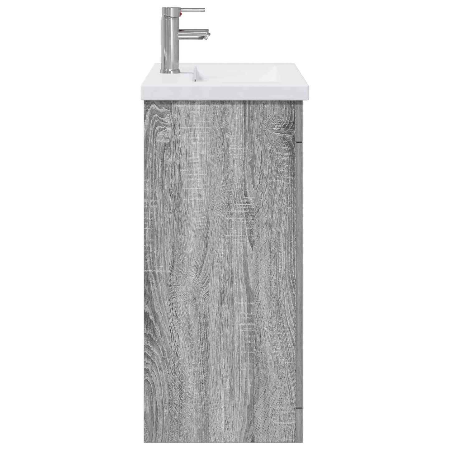 vidaXL Bathroom Furniture Set Grey Sonoma 81 x 40 x 84.5 cm 6