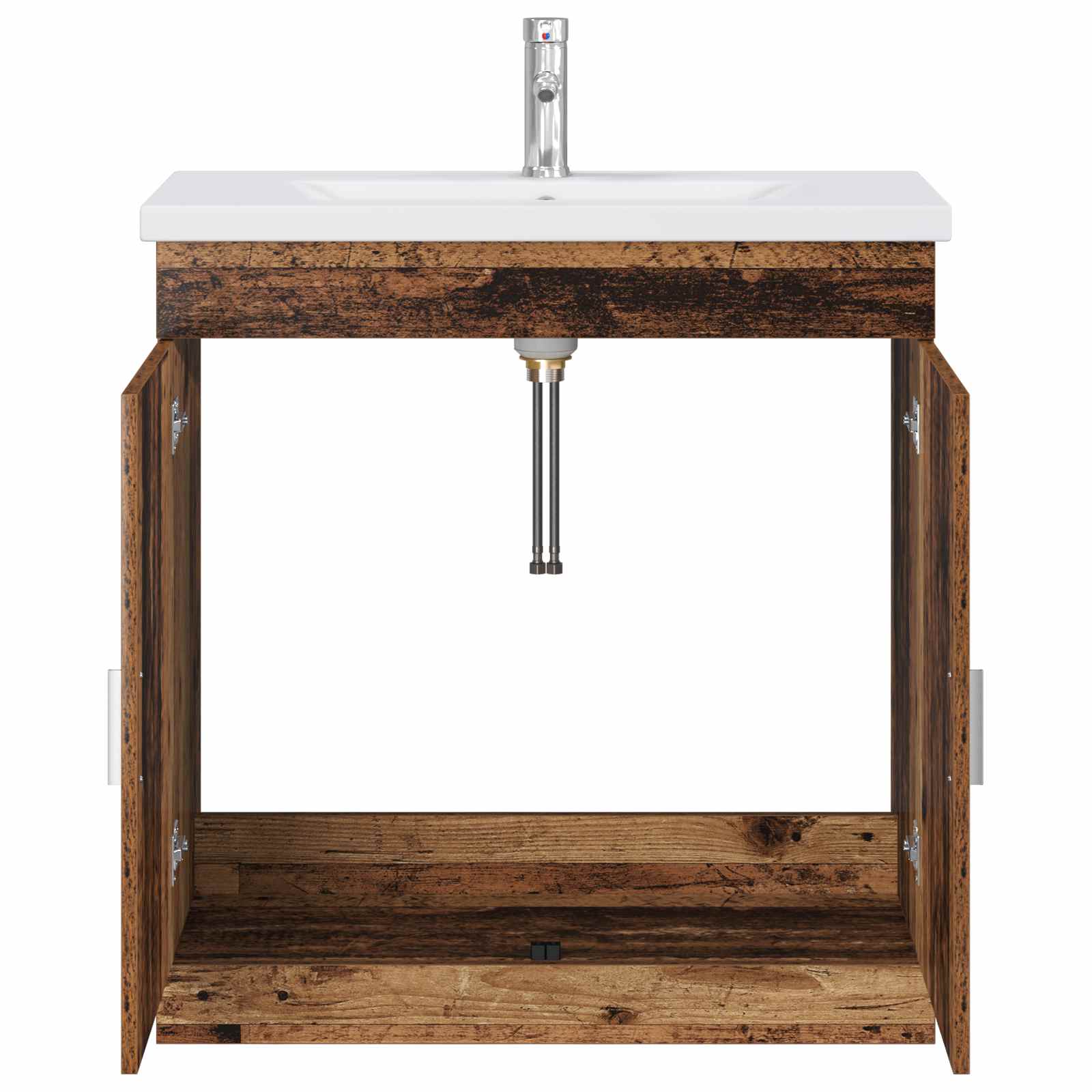 vidaXL Bathroom Furniture Set Old Wood 81 x 40 x 84.5 cm 3