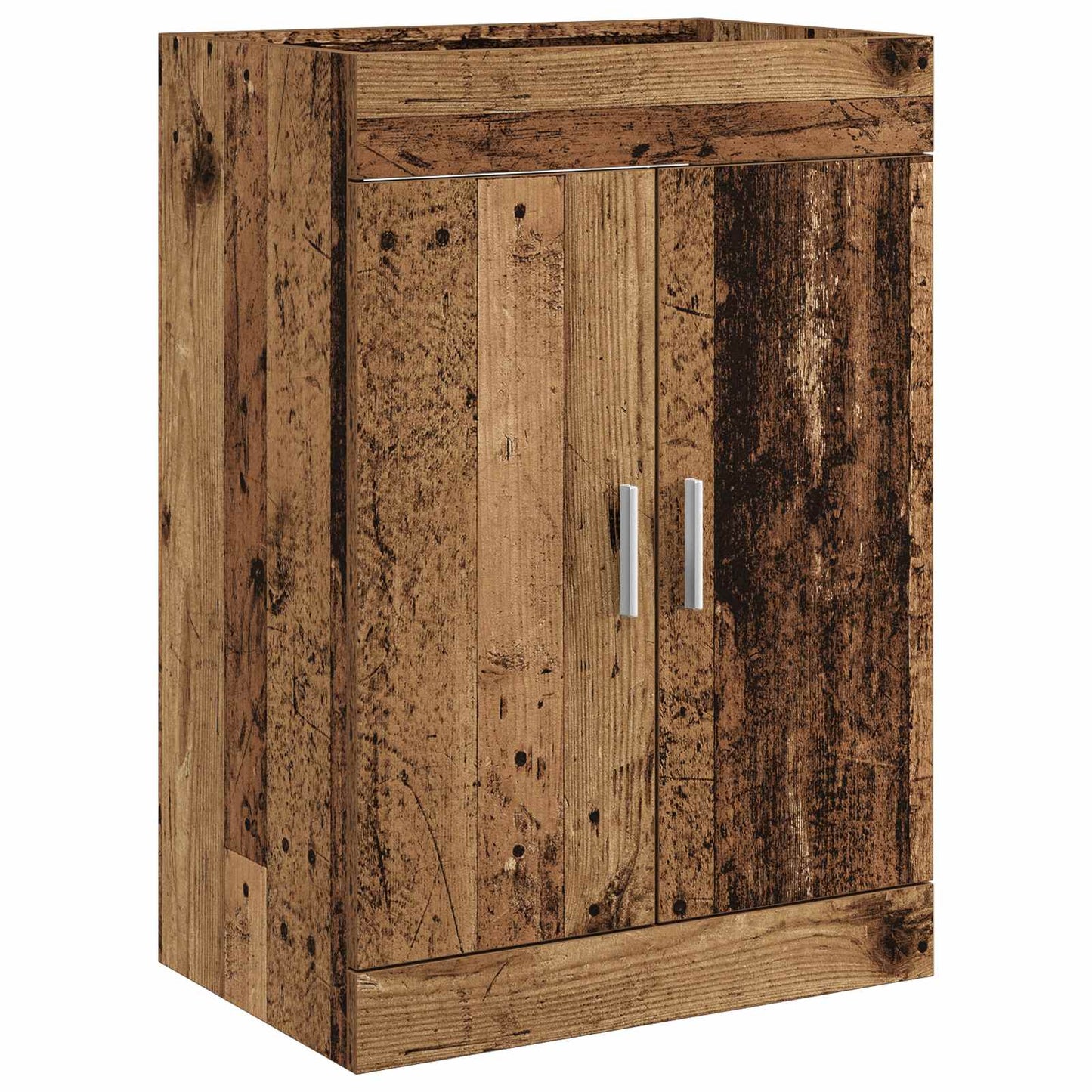 vidaXL Bathroom Furniture Set Old Wood 81 x 40 x 84.5 cm 4
