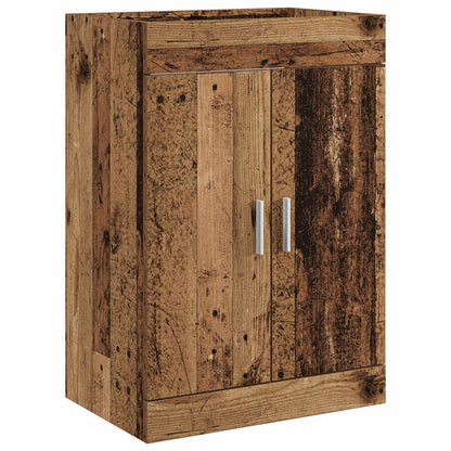 vidaXL Bathroom Furniture Set Old Wood 81 x 40 x 84.5 cm 4