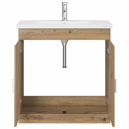 vidaXL Bathroom Furniture Set Artisan Oak 81 x 40 x 84.5 cm 3