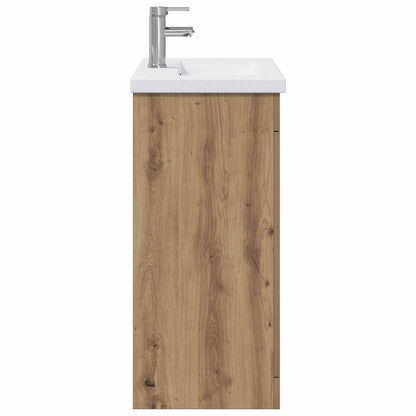 vidaXL Bathroom Furniture Set Artisan Oak 81 x 40 x 84.5 cm 6