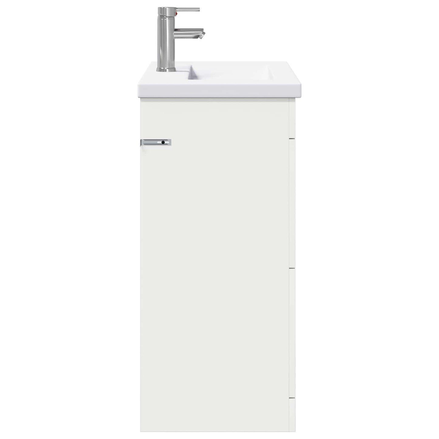 vidaXL Bathroom Furniture Set White 81 x 40 x 84.5 cm Engineered Wood 6
