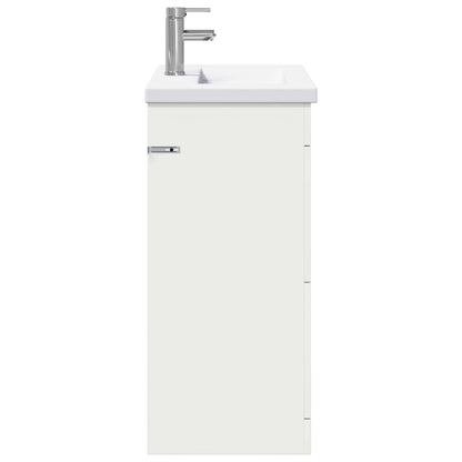 vidaXL Bathroom Furniture Set White 81 x 40 x 84.5 cm Engineered Wood 6