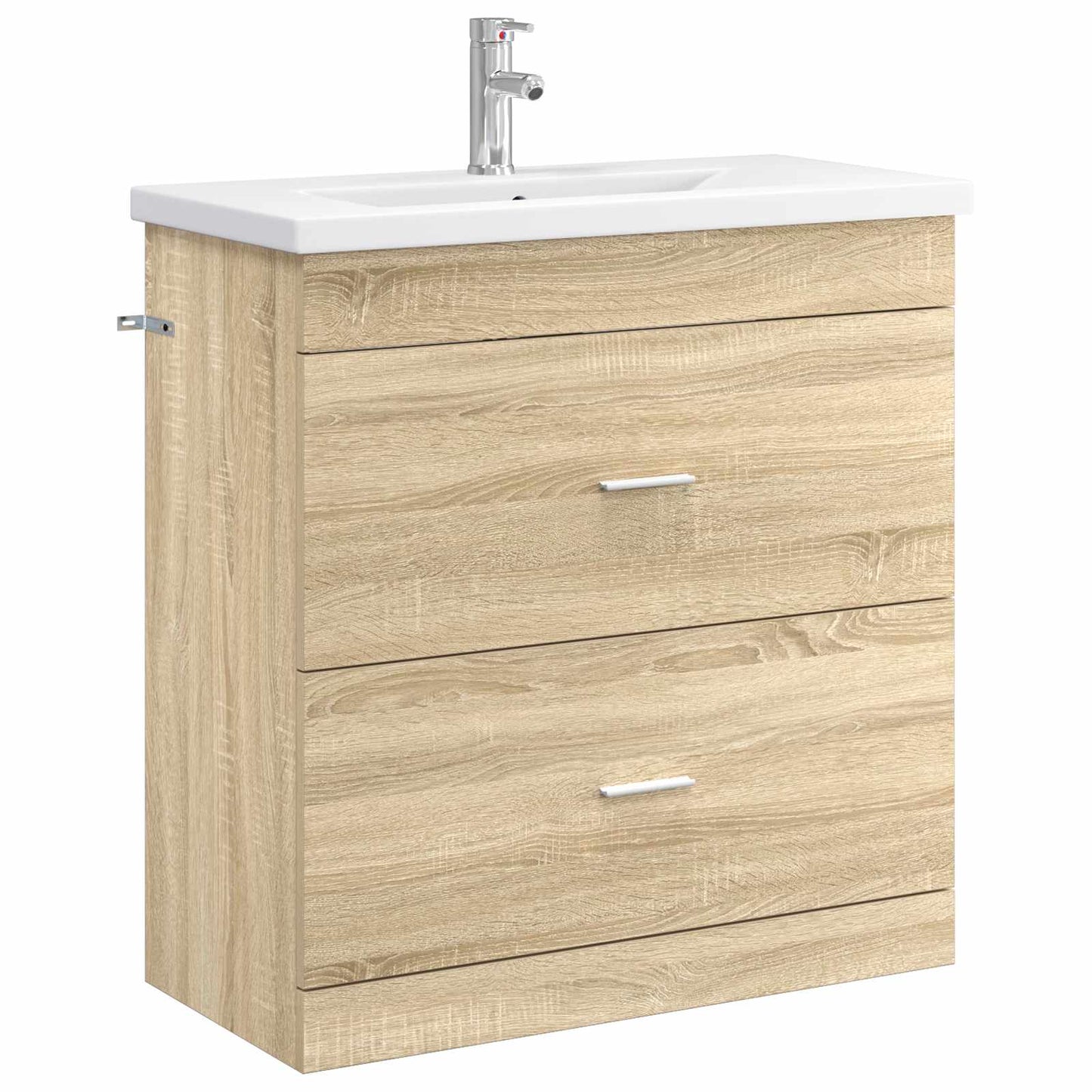 vidaXL Bathroom Furniture Set Sonoma Oak 81 x 40 x 84.5 cm 2