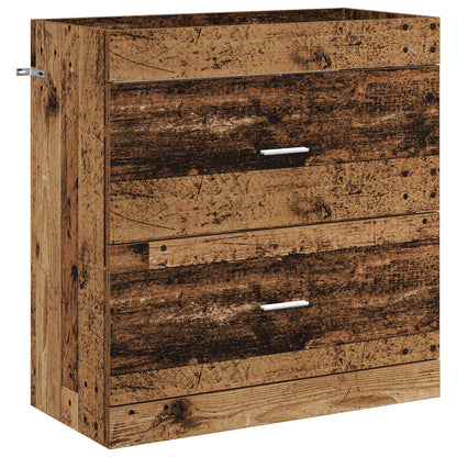 vidaXL Bathroom Furniture Set Old Wood 81 x 40 x 84.5 cm 4