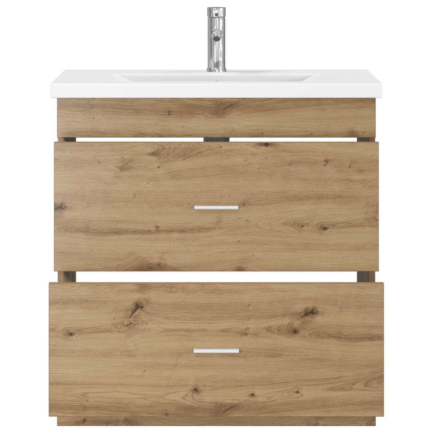 vidaXL Bathroom Furniture Set Artisan Oak 81 x 40 x 84.5 cm 3