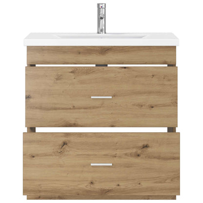 vidaXL Bathroom Furniture Set Artisan Oak 81 x 40 x 84.5 cm 3