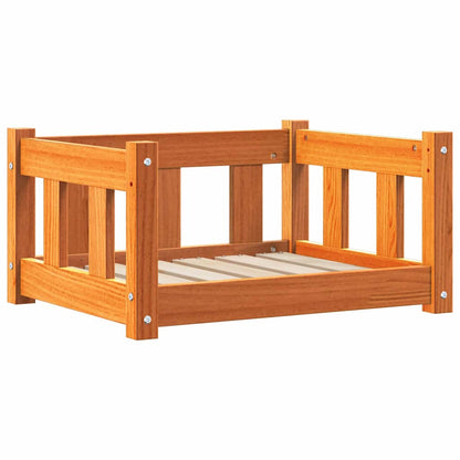 Dog Bed Solid Wood Pine 55 cm 45 cm