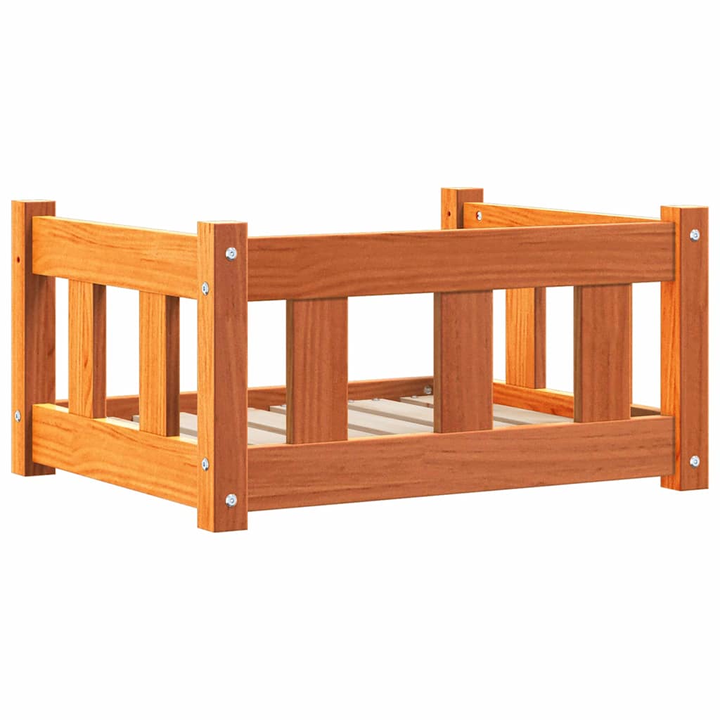 Dog Bed Solid Wood Pine 55 cm 45 cm
