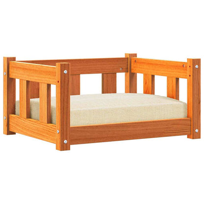 Dog Bed Solid Wood Pine 55 cm 45 cm