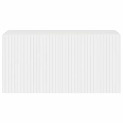 TV Wall Cabinet Engineered Wood 60 x 31 x 29.5 cm High gloss white