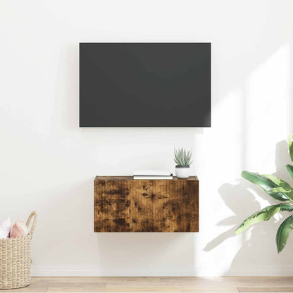 TV Wall Cabinet Engineered Wood 60 x 31 x 29.5 cm Smoked oak