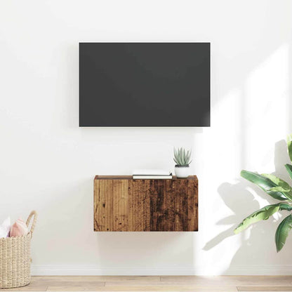 TV Wall Cabinet Engineered Wood 60 x 31 x 29.5 cm Old wood