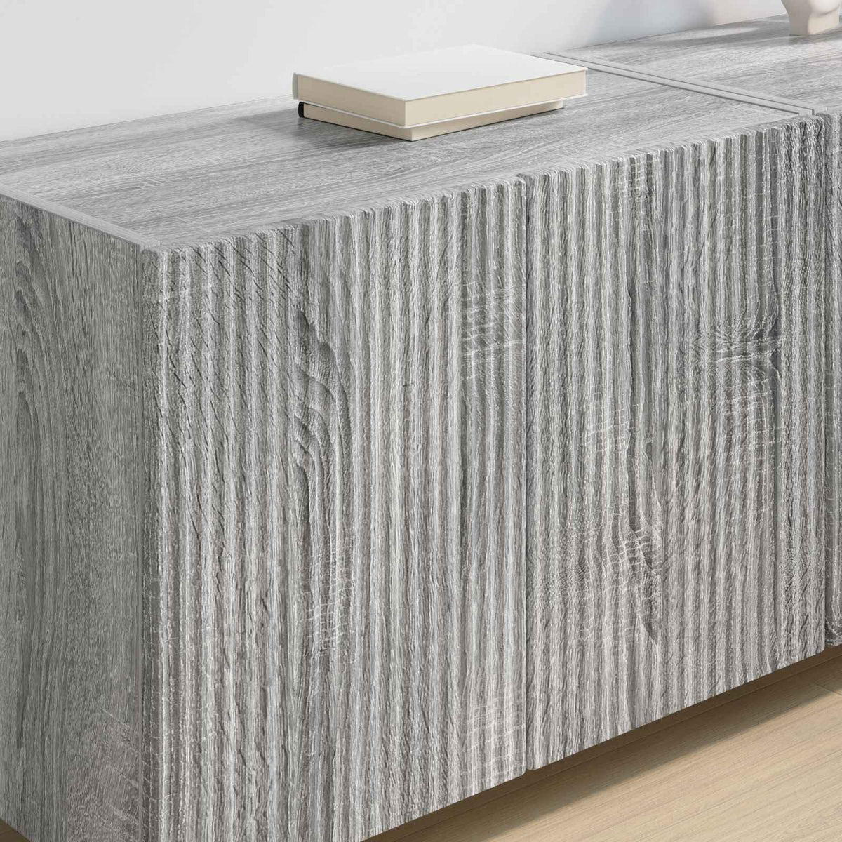 TV Wall Cabinet Engineered Wood 59.5 x 31 x 40 cm Grey sonoma