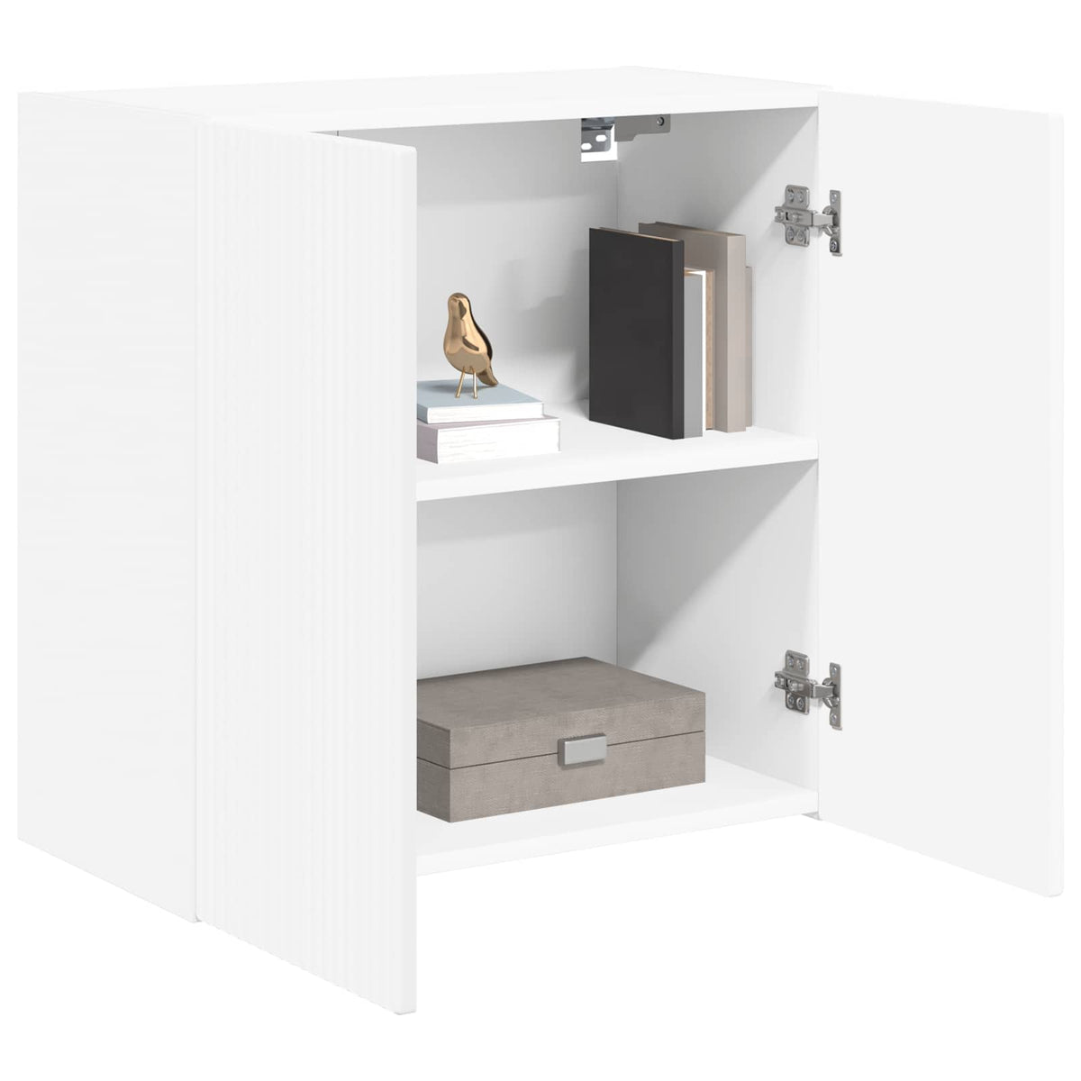 TV Wall Cabinet Engineered Wood 59.5 x 31 x 60 cm White