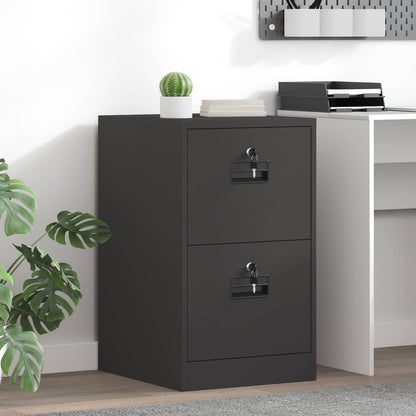 vidaXL File Cabinet Cold-Rolled Steel Width 44 cm