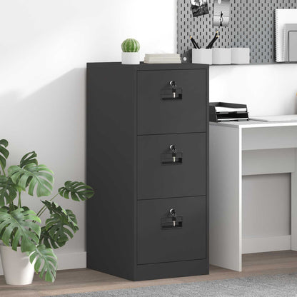 vidaXL File Cabinet Cold-Rolled Steel Width 44 cm