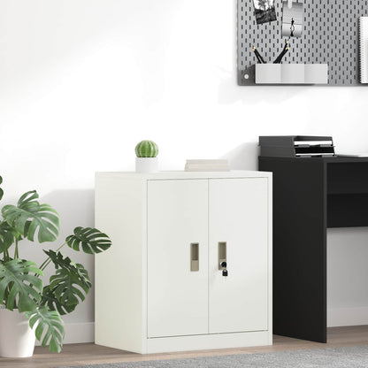 vidaXL Storage Cabinet Steel Width 60 cm White