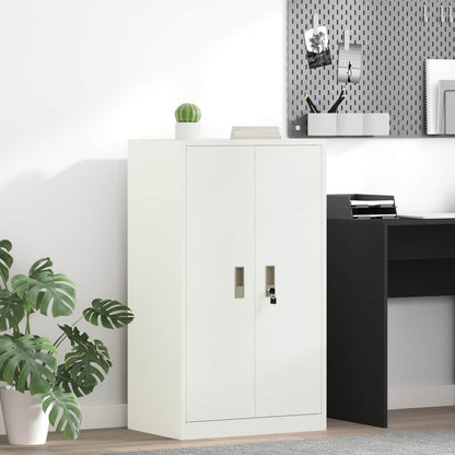 vidaXL Storage Cabinet Steel Width 60 cm White