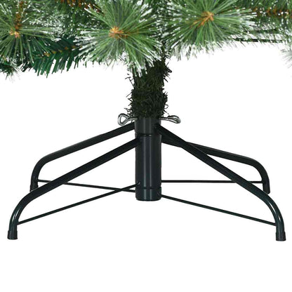 vidaXL Artificial Hinged Christmas Tree Snow Flocked Green 240 cm 6