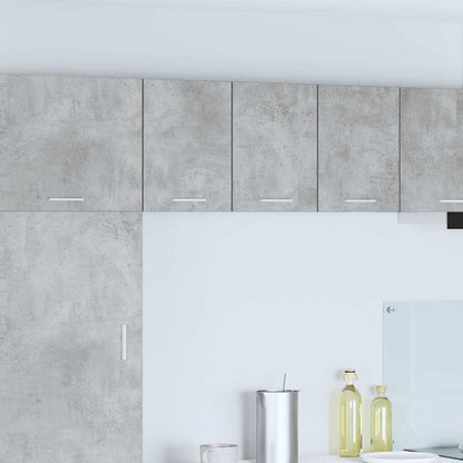 Microwave Cabinet "Lyon" 60x57x207 cm Concrete Grey 2x hanging cabinet (1 door) 30 cm wide 40 cm high