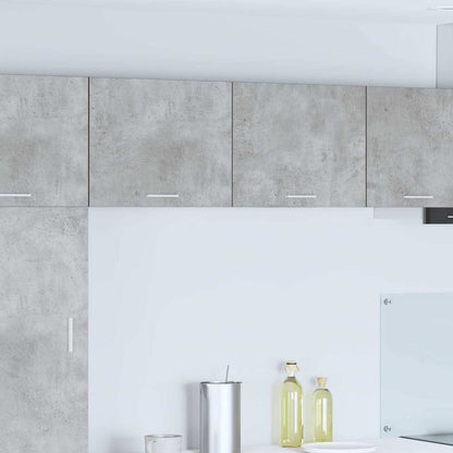 Microwave Cabinet "Lyon" 60x57x207 cm Concrete Grey 2x hanging cabinet (1 door) 50 cm wide 40 cm high