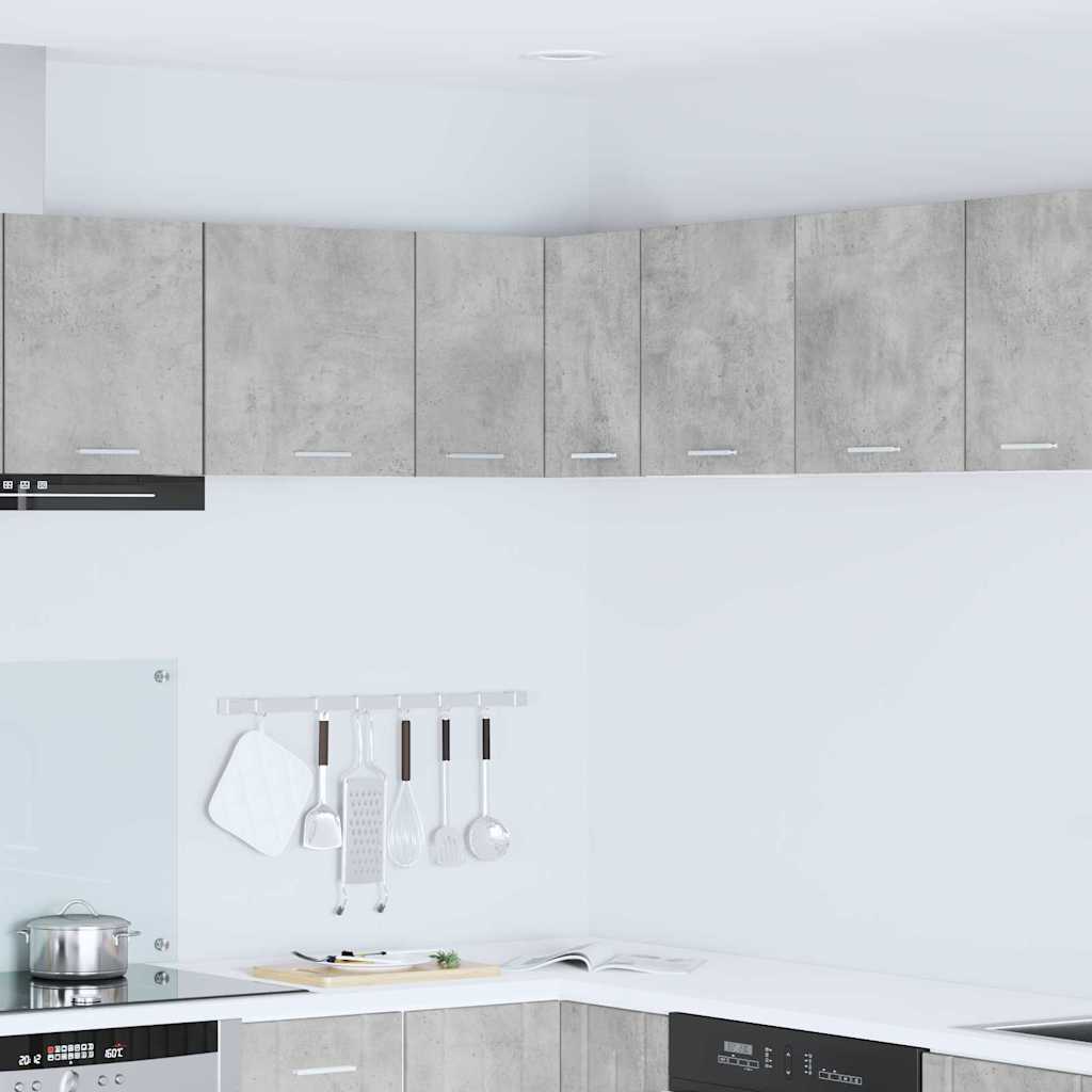 Hanging Cabinet 20 x 29.5 x 100 cm Concrete Grey 1x hanging corner cabinet 57 cm wide 40 cm high
