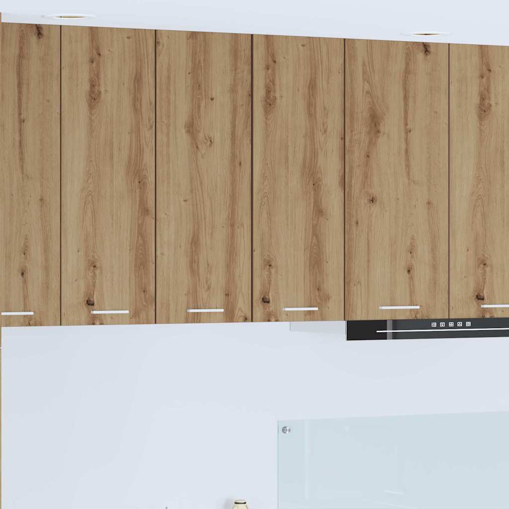 Kitchen Base Cabinet "Lyon" Engineered Wood Artisan Oak 1x hanging cabinet (1 door) 30 cm wide 80 cm high