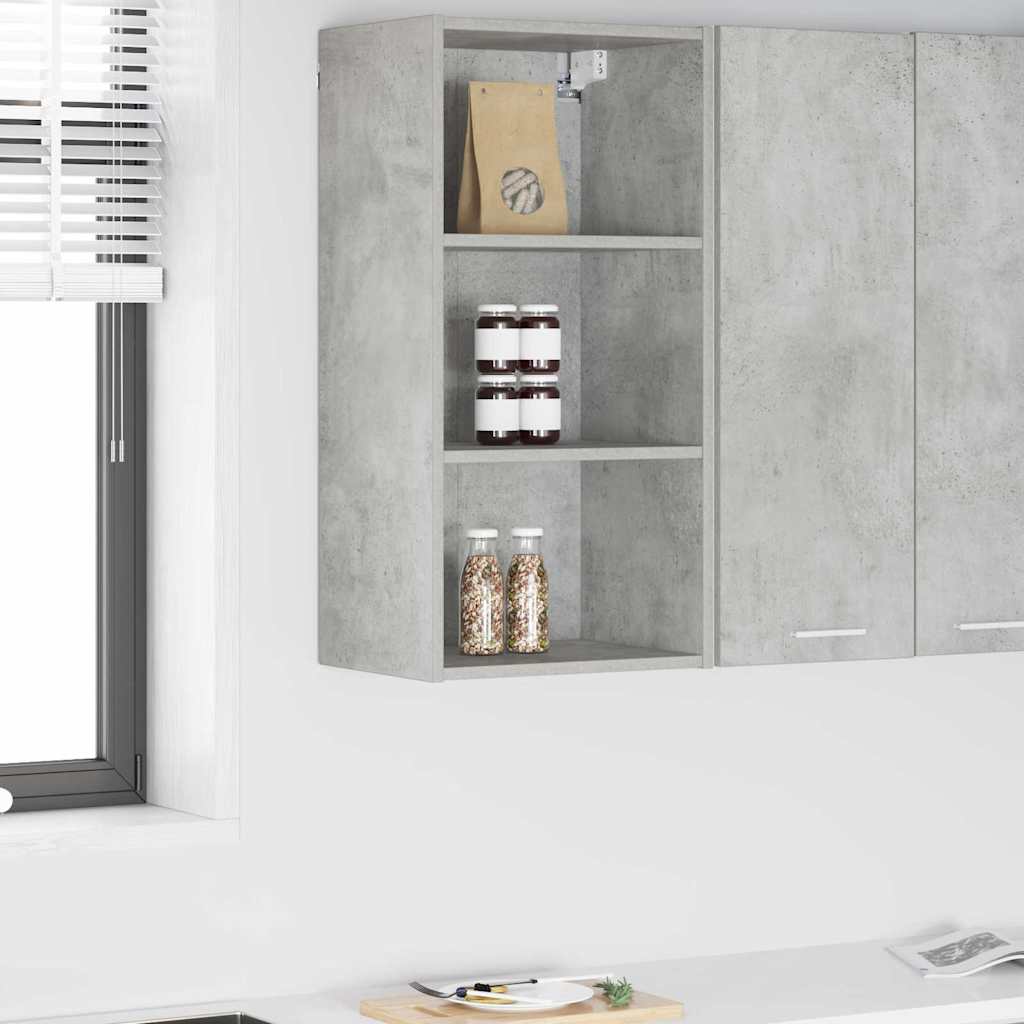 Hanging Cabinet 20 x 29.5 x 100 cm Concrete Grey 1x hanging cabinet (3 shelves) 40 cm