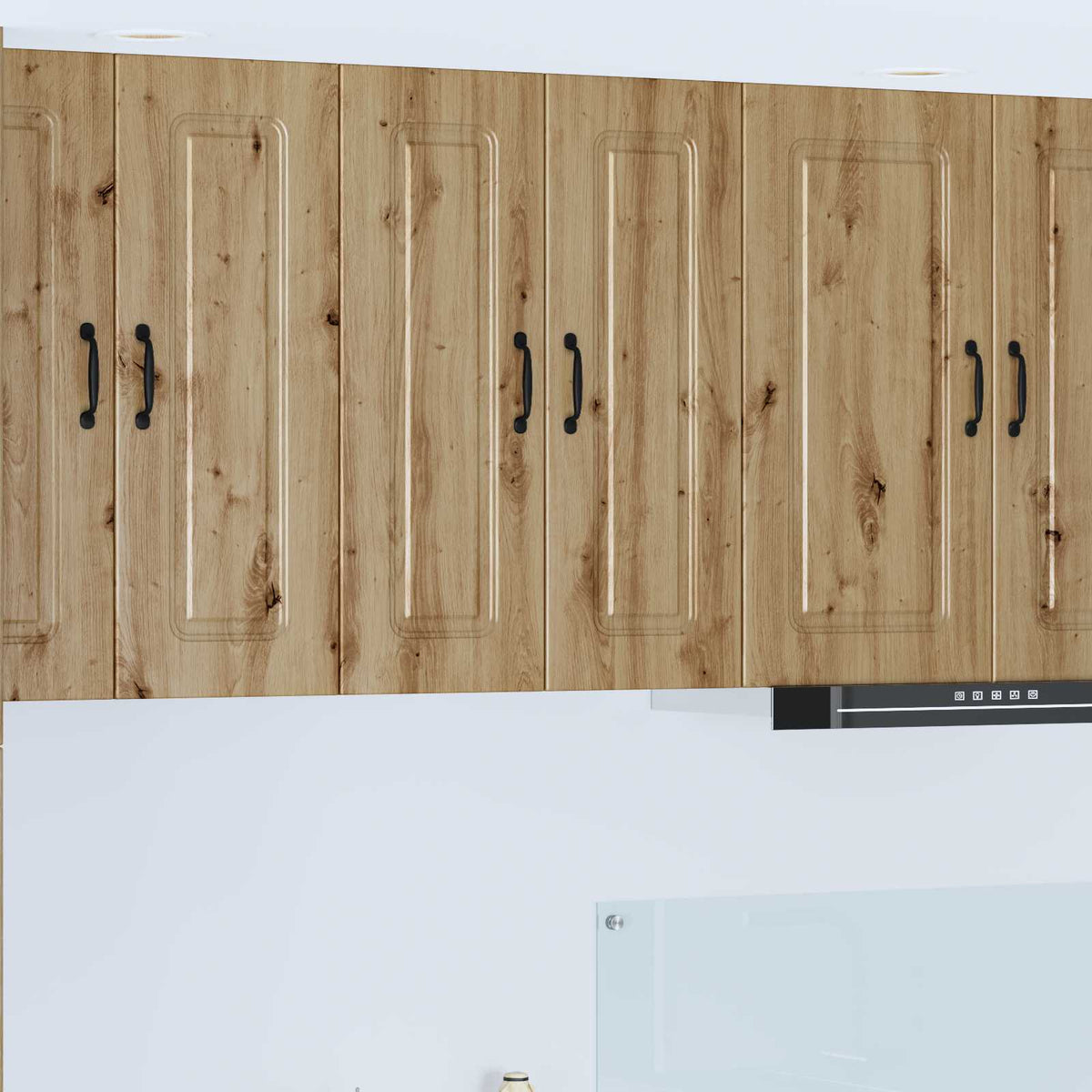 Kitchen Base Cabinet "Kalmar" Engineered Wood Artisan Oak 1x wall cabinet (1 door) 30 cm wide 80 cm high