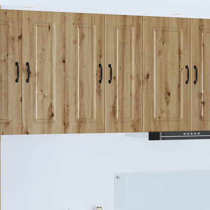 Kitchen Base Cabinet "Kalmar" Engineered Wood Artisan Oak 1x wall cabinet (1 door) 30 cm wide 80 cm high