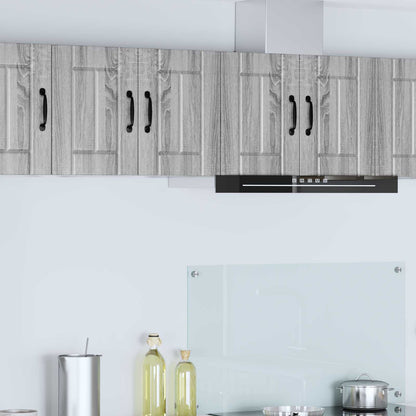 Kitchen Base Cabinet "Lucca" Engineered Wood Grey Sonoma 1x wall cabinet (1 door) 30 cm wide 40 cm high
