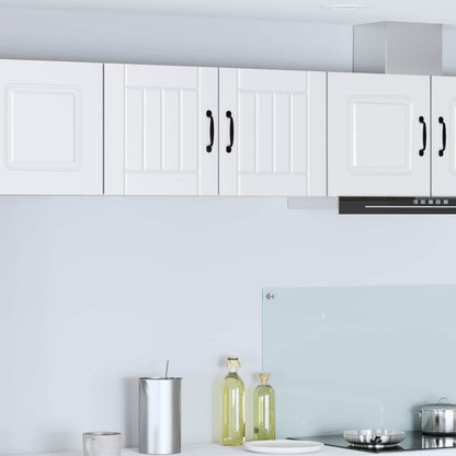 Kitchen Wall Cabinet "Lucca" Engineered Wood White 1x wall cabinet (1 door) 40 cm wide 40 cm high