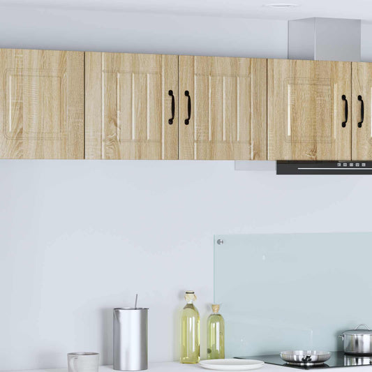 Kitchen Wall Cabinet "Lucca" Engineered Wood Sonoma Oak 1x wall cabinet (1 door) 40 cm wide 40 cm high