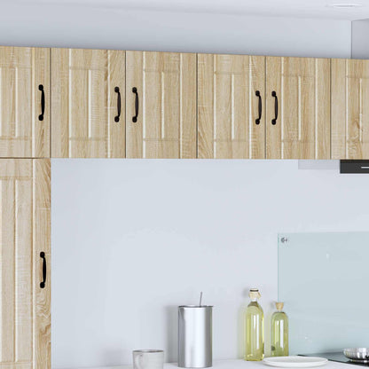 Kitchen Wall Cabinet "Lucca" Engineered Wood Sonoma Oak 1x wall cabinet (2 doors) 60 cm wide 40 cm high