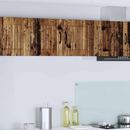 Kitchen Wall Cabinet "Lucca" Engineered Wood Old Wood 1x wall cabinet (2 doors) 80 cm wide 40 cm high