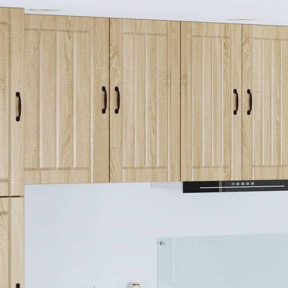 Kitchen Wall Cabinet "Lucca" Engineered Wood Sonoma Oak 1x wall cabinet (1 door) 40 cm wide 80 cm high