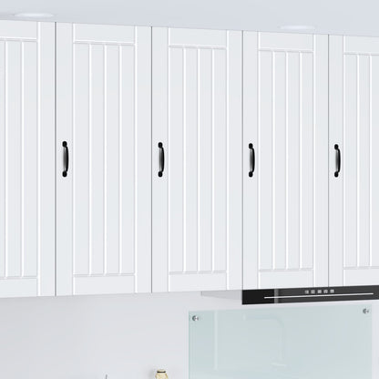 Kitchen Wall Cabinet "Lucca" Engineered Wood White 1x wall cabinet (1 door) 40 cm wide 100 cm high
