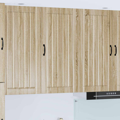 Kitchen Wall Cabinet "Lucca" Engineered Wood Sonoma Oak 1x wall cabinet (1 door) 50 cm wide 100 cm high