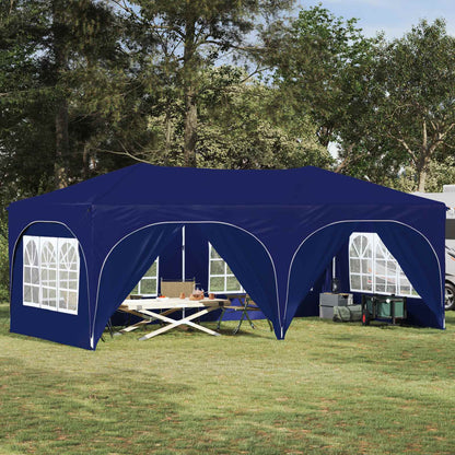 vidaXL Pop-up Party Tent 574 x 289 x 245 cm Oxford Fabric with 6 Sidewalls