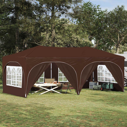 vidaXL Pop-up Party Tent 574 x 289 x 245 cm Oxford Fabric with 6 Sidewalls