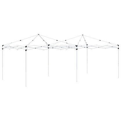 vidaXL Pop-up Party Tent 575 x 288 x 245 cm Black Oxford Fabric 5